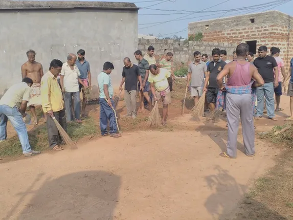 ମହାବୀର ବିହାରରେ ସଫେଇ ଅଭିଯାନ