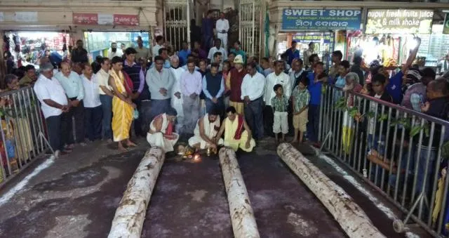 ପୁରୀରେ ଶ୍ରୀଜିଉଙ୍କ ରଥକାଠ ଅନୁକୂଳ