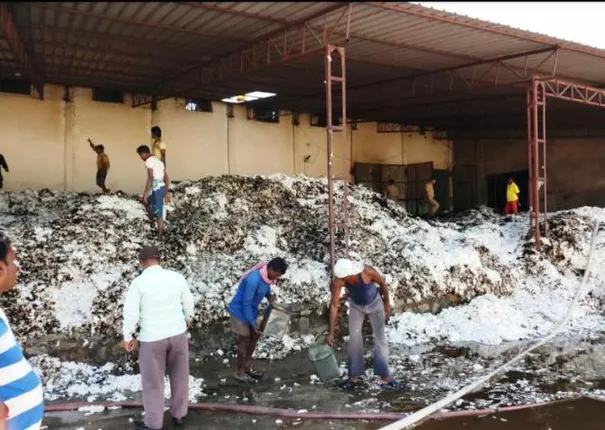 କଣ୍ଟାବାଞ୍ଜି: କପା ଗୋଦାମରେ ଅଗ୍ନିକାଣ୍ଡ, ପୋଡ଼ିଗଲା ୪୦ କୁଇଣ୍ଟାଲ ତୁଳା