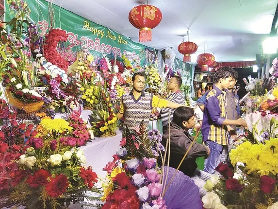 ନୂଆବର୍ଷରେ ଜମିଲା ଫୁଲ ବେପାର : ଆଶାଠାରୁ ଅଧିକ ବିକ୍ରି