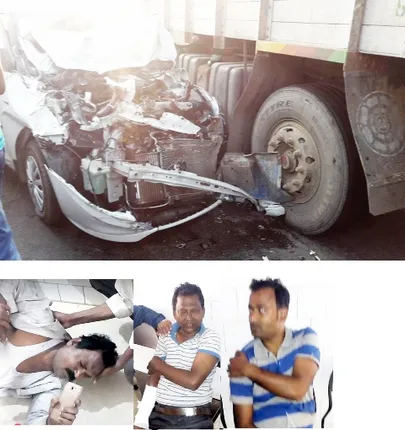 ଟ୍ରକ୍‌-କାର ଧକ୍କାରେ ୪ ଗୁରୁତର