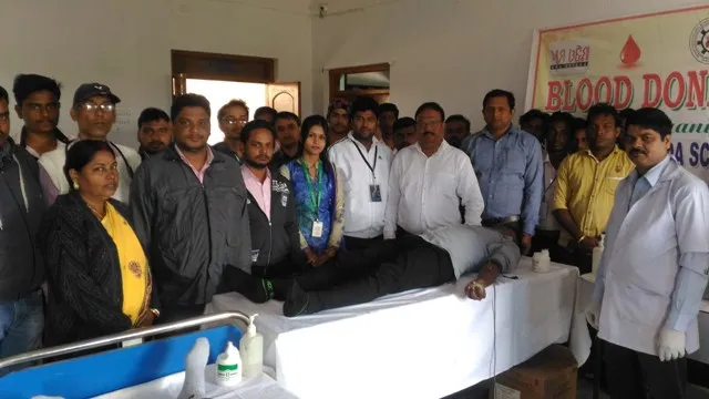 ଏସ୍‌ଭିଏସ୍‌ଇଟି ପକ୍ଷରୁ ରକ୍ତଦାନ ଶିବିର