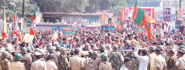 ବିଜେପିର ସିଏମ୍‌ସି ଘେରାଉ ବେଳେ ତୁମୁଳକାଣ୍ଡ