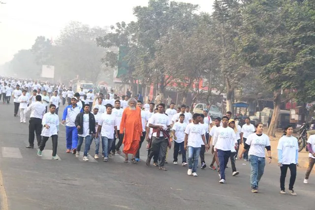 କିଟ୍‌ ଓ କିସ୍‌ ପକ୍ଷରୁ ଗଣଦୌଡ଼ : ୩୫ଟି ସହରରେ ୭୫ହଜାର ଲୋକ ଦୌଡ଼ିଲେ