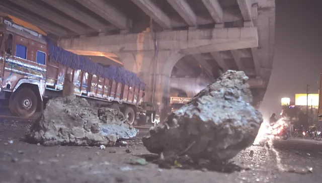 ରସୁଲଗଡ଼ ଓଭରବ୍ରିଜ୍‌ରୁ ଖସିଲା ସ୍ଲାବ୍‌ ଖଣ୍ଡ