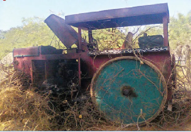 ରାସ୍ତା କାମକୁ ବିରୋଧ, ଗାଡ଼ି ପୋଡ଼ିଲେ ମାଓବାଦୀ