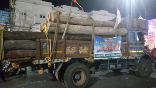 ପହଞ୍ଚିଲା ରଥ କାଠ