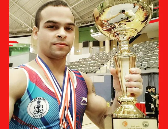 ହଂକଂ ଅନ୍ତର୍ଜାତୀୟ ଜିମ୍ନାଷ୍ଟିକ୍ସରେ ରାକେଶଙ୍କୁ ୨ ସ୍ୱର୍ଣ୍ଣ