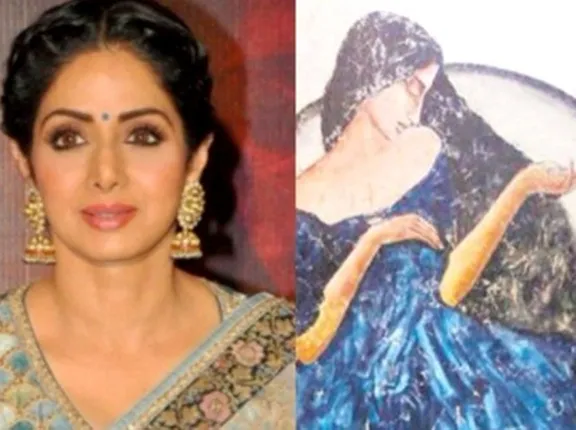 ଶ୍ରୀଦେବୀ ଆଙ୍କିଥିବା ଏକ ପେଣ୍ଟିଂ ୧୦ ଲକ୍ଷ ଟଙ୍କାରେ ବିକ୍ରି ହେବ !