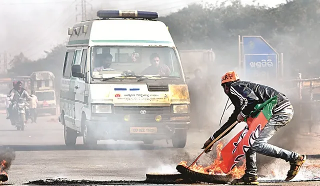 କୁନ୍ଦୁଲି ନିଆଁ : ସାରା ରାଜ୍ୟରେ ବନ୍ଦ ପାଳନ