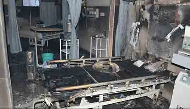 ଆଇସିୟୁରେ ନିଆଁ ଲାଗି ୨ ମୃତ