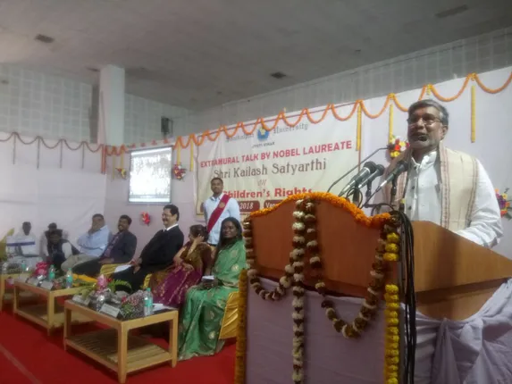 ଶିଶୁ ନିର୍ଯ୍ୟାତନା ବିରୋଧରେ ସ୍ୱର ଉଠାନ୍ତୁ: କୈଲାଶ ସତ୍ୟାର୍ଥୀ