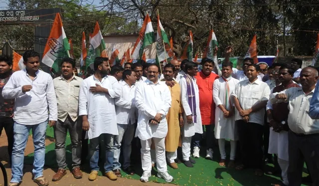 କଂଗ୍ରେସ ପକ୍ଷରୁ ରାଜ୍ୟ ଅପରାଧ ନଥି ସଂସ୍ଥା କାର୍ଯ୍ୟାଳୟ ଘେରାଉ