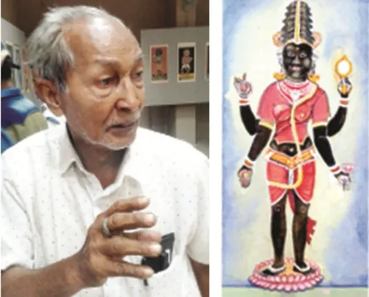 ଶ୍ୟାମସୁନ୍ଦରଙ୍କ ବିସ୍ମୟ ସୃଜନ : ରଙ୍ଗରେ ଚଉଷଠୀ ଯୋଗିନୀଙ୍କ ପୂର୍ଣ୍ଣ ଅବୟବ