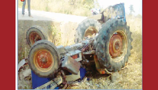 ଟ୍ରାକ୍ଟର ଓଲଟି ଜଣେ ମୃତ
