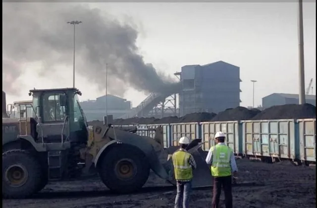 ଭଦ୍ରକ: ଧାମରା ବନ୍ଦର କୋଇଲା ଡିପୋରେ ଅଗ୍ନିକାଣ୍ଡ