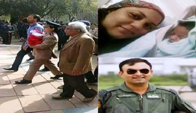 ୫ ଦିନର ଝିଅକୁ ନେଇ କମାଣ୍ଡର ସ୍ୱାମୀଙ୍କ ଅନ୍ତିମ ସଂସ୍କାରରେ ପହଞ୍ଚିଲେ ମେଜର ପତ୍ନୀ