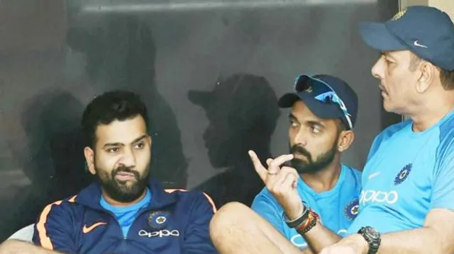 ଶାସ୍ତ୍ରୀଙ୍କ ସ୍ପଷ୍ଟିକରଣ: ରାହାଣେଙ୍କ ସ୍ଥାନରେ ରୋହିତଙ୍କୁ ଚୟନ କରିବା ପଛରେ ରହିଛି କାରଣ