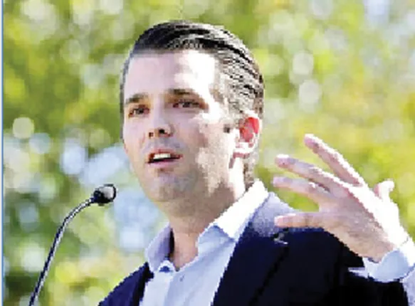 ଦିଲ୍ଲୀରେ ଜୁନିଅର ଟ୍ରମ୍ପ