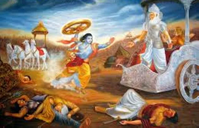 କୁରୁକ୍ଷେତ୍ର ଯୁଦ୍ଧରେ ଅସ୍ତ୍ର ଧାରଣ ନ କରିବାର ପ୍ରତିଜ୍ଞା ନେଇଥିବା ଶ୍ରୀକୃଷ୍ଣ କିପରି ଯୁଦ୍ଧ କରିଥିଲେ ?