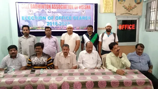 ବଲ୍‌ ବ୍ୟାଡ୍‌ମିଣ୍ଟନ ସଂଘର କର୍ମକର୍ତା ନିର୍ବାଚନ