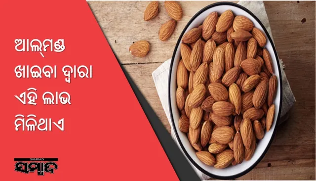 ଆଲ୍‌ମଣ୍ଡ ଖାଇବା ଦ୍ୱାରା ଏହି ଲାଭ ମିଳିଥାଏ