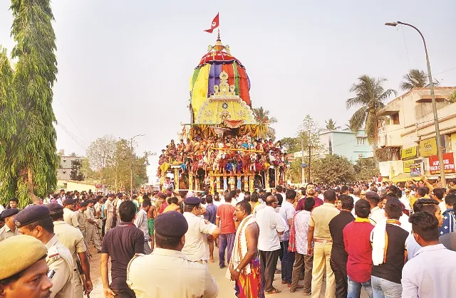 ଗୋସାଗରେଶ୍ୱର ଛକରେ ରୁକୁଣା ରଥ