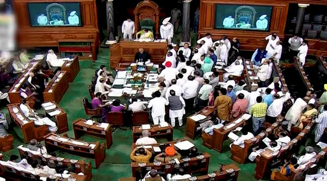 ଲୋକସଭାରେ ବିରୋଧୀଙ୍କ ହଙ୍ଗାମା, ବିଜେଡି ନିରବ