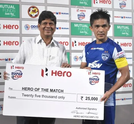 ଛେତ୍ରୀଙ୍କ ହ୍ୟାଟ୍ରିକ୍‌: ସେମିରେ ବେଙ୍ଗାଲୁରୁ