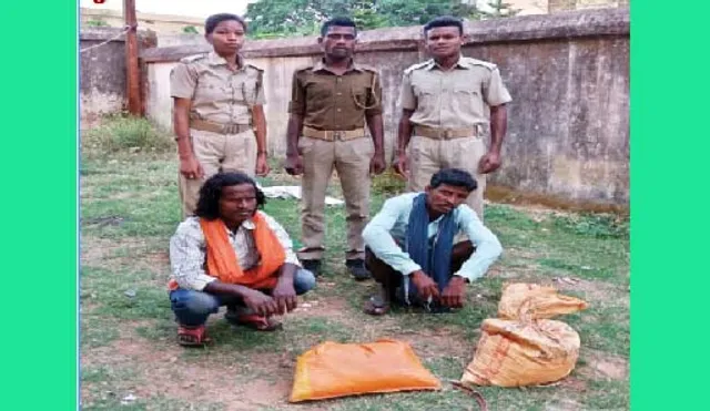 ଅବକାରୀ ଚଢାଉ, ୨ଗିରଫ