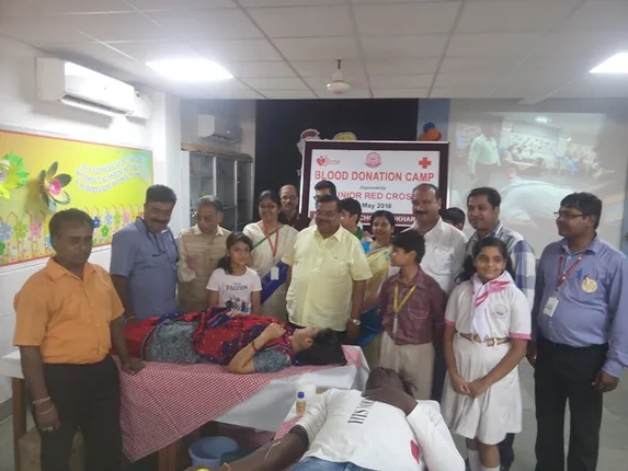 ଡିଏଭି ପୋଖରୀପୁଟ ପ୍ରତିଷ୍ଠା ଦିବସରେ ରକ୍ତଦାନ ଶିବିର