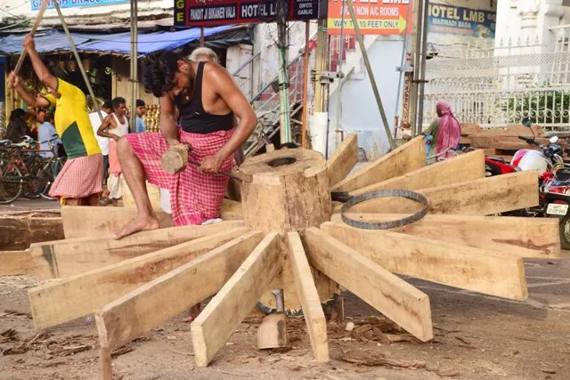 ରଥ ଖଳା ହାଲଚାଲ : ସରିଲା ତିନି ରଥର ଚଉତା କାମ