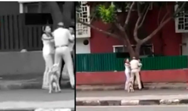 ବିଚ୍‌ ରାସ୍ତାରେ ପୁଲିସ୍‌ କର୍ମୀଙ୍କୁ ମାରପିଟ୍‌ କଲେ ଯୁବକ-ଯୁବତୀ, ସାହଯ୍ୟ କରିବା ପରିବର୍ତ୍ତେ ଏହାକୁ ଭିଡ଼ିଓ କଲେ ଉପସ୍ଥିତ ଲୋକ