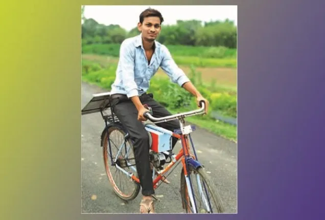 ଭଲ ଖବର : ସୌରଚାଳିତ ସାଇକେଲ ତିଆରି କଲେ ରାକେଶ, ଘଣ୍ଟାକୁ ଗଡୁଛି ୩୦କିମି