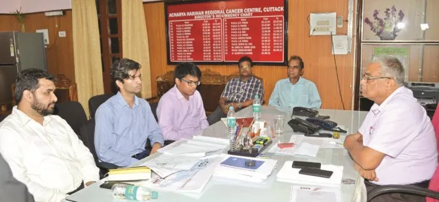 ଆଚାର୍ଯ୍ୟ ହରିହର କର୍କଟ କେନ୍ଦ୍ରରେ ଟାଟା ଟ୍ରଷ୍ଟ ପ୍ରତିନିଧିମଣ୍ଡଳୀ : ୧୧ସୂତ୍ରୀ ବିକାଶ ଯୋଜନା ନେଇ ଦିଆଗଲା ପ୍ରସ୍ତାବ