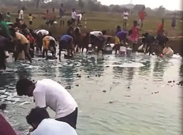 ଆଇଓସିଏଲ୍‌ ପାଇପ୍‌ ଫାଟି ତେଲ ବନ୍ୟା