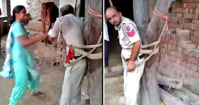 ଘରେ ପଶି ଅସଦାଚରଣ କରିବାରୁ ହାବିଲଦାରଙ୍କୁ ଗଛରେ ବାନ୍ଧି ନିସ୍ତୁକ ପିଟିଲେ ମହିଳା, ମୁକୁଳିବା ପରେ କିଛି ଅଲଗା କାହାଣୀ କହିଲେ ପୁଲିସ