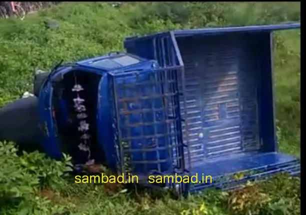 ବ୍ରହ୍ମପୁର: ଅଟୋ ଓଲଟି ଶ୍ରମିକ ମୃତ, ୧୨ ଗୁରତର