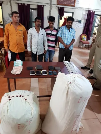 ଗଂଜେଇ ଜବତ, ୫ ଗିରଫ