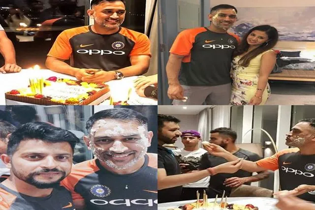 ଧୋନିଙ୍କ ଜନ୍ମଦିନ ଉତ୍ସବରେ ନଜର ଆସିଲେ ଲଭବାର୍ଡ ବିରାଟ-ଅନୁଷ୍କା