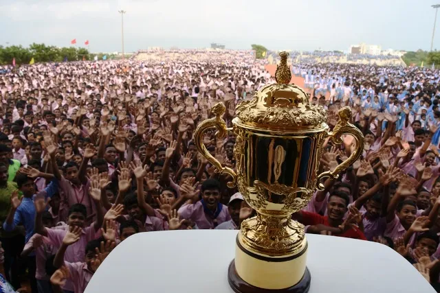 କିସ୍‌ରେ ରଗ୍‌ବି ବିଶ୍ୱକପ୍‌ ଟ୍ରଫି