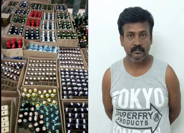 ଭଞ୍ଜନଗର: ଢାବାରୁ ୨ ଲକ୍ଷ ଟଙ୍କାର ବେଆଇନ ବିଦେଶୀ ମଦ ଜବତ, ମାଲିକ ଗିରଫ