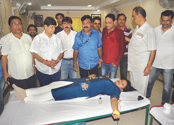 ଭୁବନେଶ୍ୱର କେମିଷ୍ଟ ଏଣ୍ଡ ଡ୍ରଗିଷ୍ଟ ଆସୋସିଏସନ୍‌ ପକ୍ଷରୁ ରକ୍ତଦାନ ଶିବିର