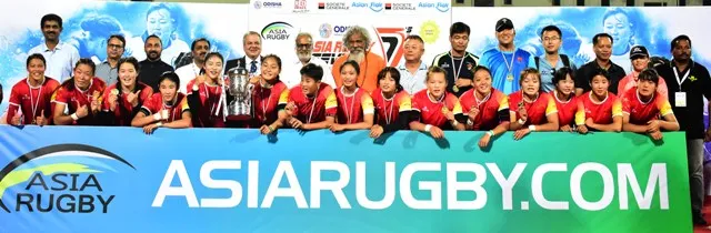 ଏସୀୟ ବାଳିକା ରଗ୍‌ବି ସେଭେନ୍ସ, ଚୀନ ବିଜେତା, ଭାରତ ଚତୁର୍ଥ