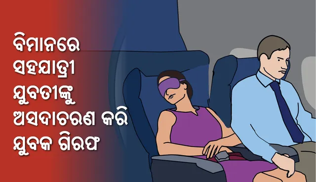 ଫ୍ଲାଇଟରେ ଲାଇଟ୍‌ ଅଫ୍‌ ହେବାପରେ ଯୁବକ ମହିଳା ଓକିଲଙ୍କ ଜଂଘକୁ ଦବାଇଲେ , ଜାଣନ୍ତୁ ତାପରେ କ’ଣ ହେଲା