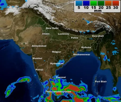 କେନ୍ଦ୍ରୀୟ ବଙ୍ଗୋପସାଗରରେ ଦାନା ବାନ୍ଧୁଛି ଲଘୁଚାପ, ୯ରୁ ରାଜ୍ୟରେ ବର୍ଷା ସମ୍ଭାବନା!