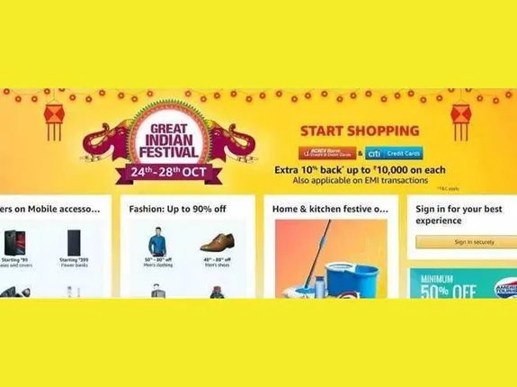 ଆମଜନ୍‌ ଗ୍ରେଟ୍‌ ଇଣ୍ଡିଆନ୍‌ ଫେଷ୍ଟିଭାଲର ଦ୍ୱିତୀୟ ପର୍ଯ୍ୟାୟ: ଏହି ୧୦ଟି ସାମଗ୍ରୀ ଉପରେ ରହିଛି ସ୍ୱତନ୍ତ୍ର ଅଫର