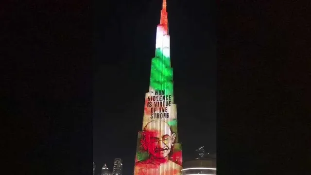 ଗାନ୍ଧୀଜୀଙ୍କ ୧୫୦ତମ ଜୟନ୍ତୀ ଅବସରରେ ବିଶ୍ୱବ୍ୟାପୀ ସ୍ୱତନ୍ତ୍ର ଏଲ୍‌ଇଡି ଭିଡିଓ ପ୍ରଦର୍ଶନ