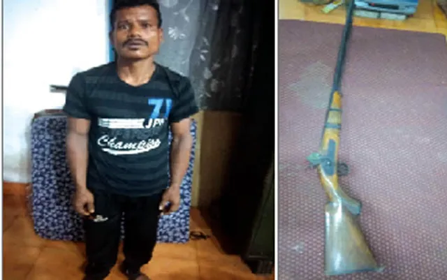 ଚୋରା ବନ୍ଧୁକ ଜବତ, ଯୁବକ ଗିରଫ