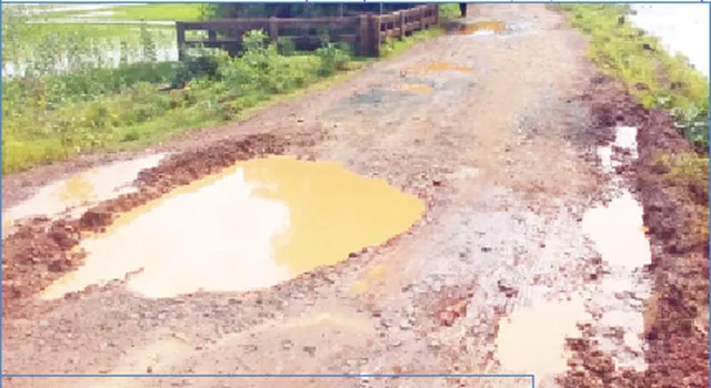 ୩ ବର୍ଷ ହେଲା ରାସ୍ତା କାମ ହେଉନି:ଜଳସଂପଦ ବିଭାଗ ନିରବଦ୍ରଷ୍ଟା